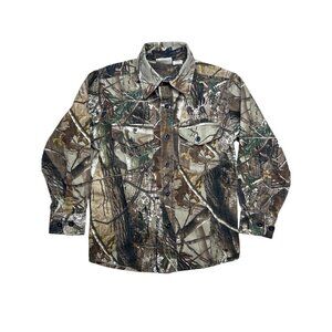 Redhead Camouflage Work Shirt Small Youth Outdoors Hunting Casual Hiking